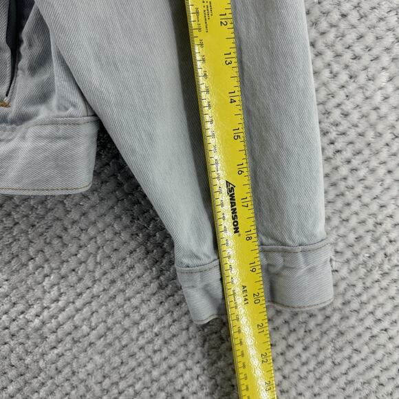 Levi's Premium Jacket Womens S Blue Light Wash Rigid Denim Trucker Retro - Picture 12 of 15
